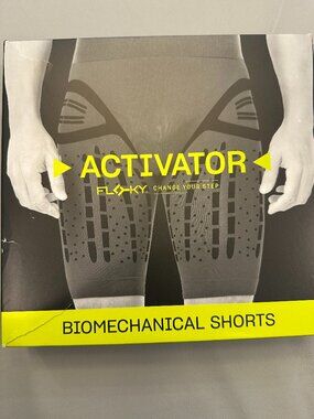 FLOKY ACTIVATOR SHORTS BLACK SMALL MEDIUM NIB